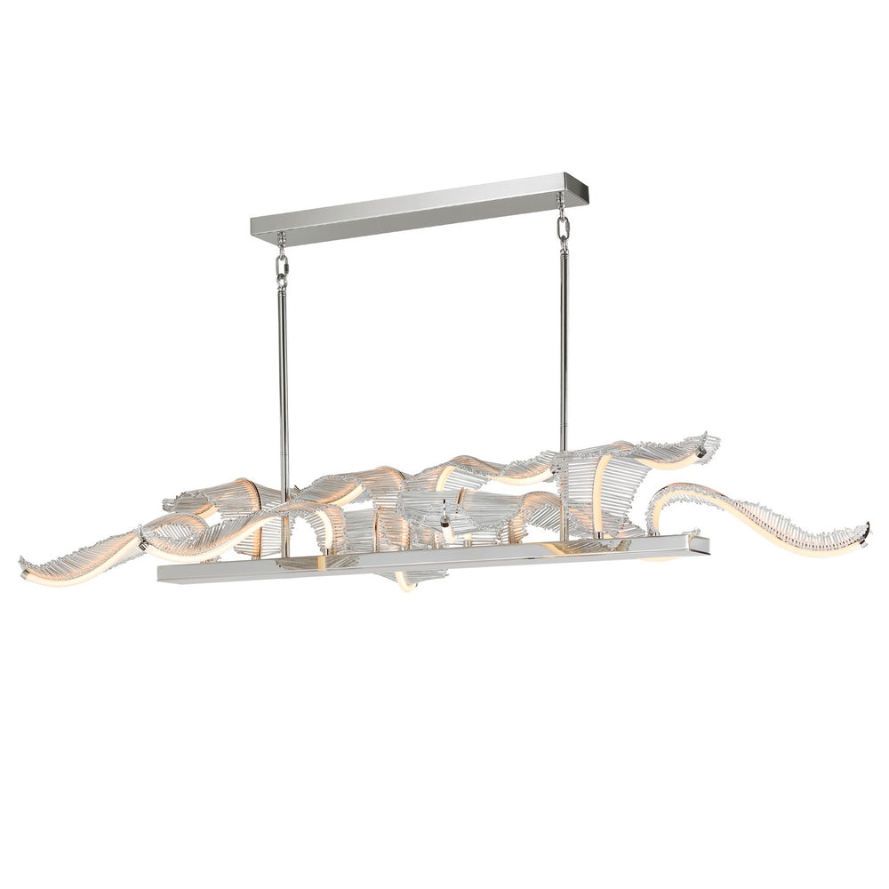 Studio M - LED Linear Pendant - Lillet - Polished Nickel- Union Lighting Luminaires Decor