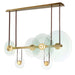 Studio M - LED Pendant - Stratum - Natural Aged Brass- Union Lighting Luminaires Decor