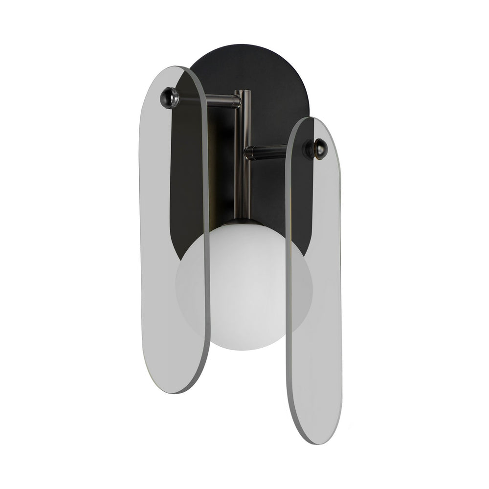 Studio M - LED Wall Sconce - Megalith - Glass - Gunmetal- Union Lighting Luminaires Decor