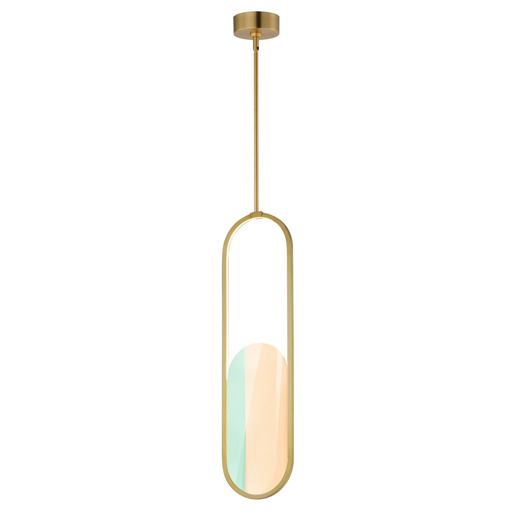 Studio M - LED Pendant - Trance - Natural Aged Brass- Union Lighting Luminaires Decor