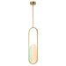 Studio M - LED Pendant - Trance - Natural Aged Brass- Union Lighting Luminaires Decor