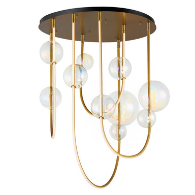 Studio M - LED Linear Pendant - Dreamer - Natural Aged Brass- Union Lighting Luminaires Decor