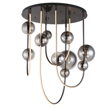 Studio M - LED Linear Pendant - Dreamer - Black Chrome- Union Lighting Luminaires Decor