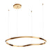 Studio M - LED Pendant - Unity XL - Brushed Champagne- Union Lighting Luminaires Decor