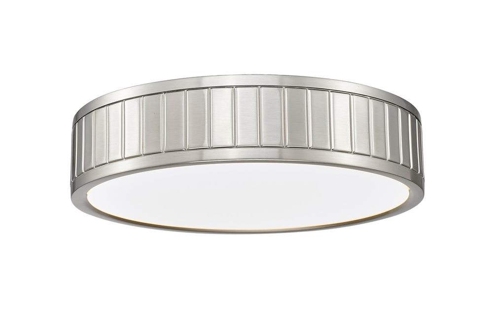 Z-Lite Canada - LED Flush Mount - Madison - Brushed Nickel- Union Lighting Luminaires Decor
