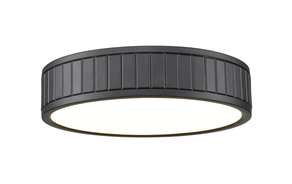Z-Lite Canada - LED Flush Mount - Madison - Matte Black- Union Lighting Luminaires Decor