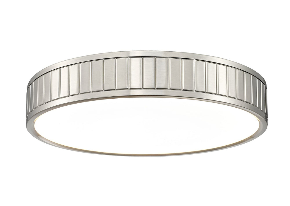 Z-Lite Canada - LED Flush Mount - Madison - Brushed Nickel- Union Lighting Luminaires Decor