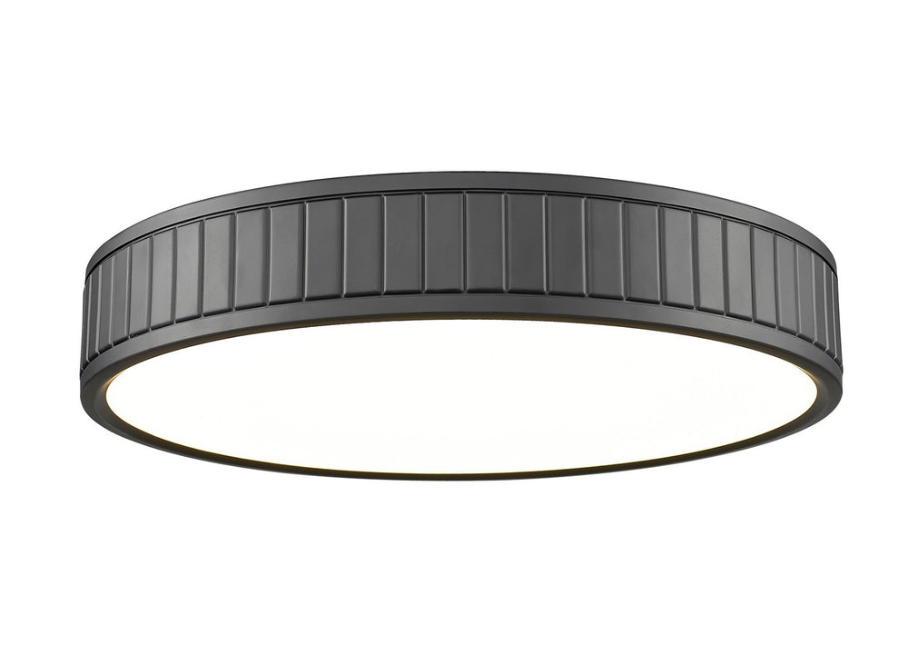 Z-Lite Canada - LED Flush Mount - Madison - Matte Black- Union Lighting Luminaires Decor