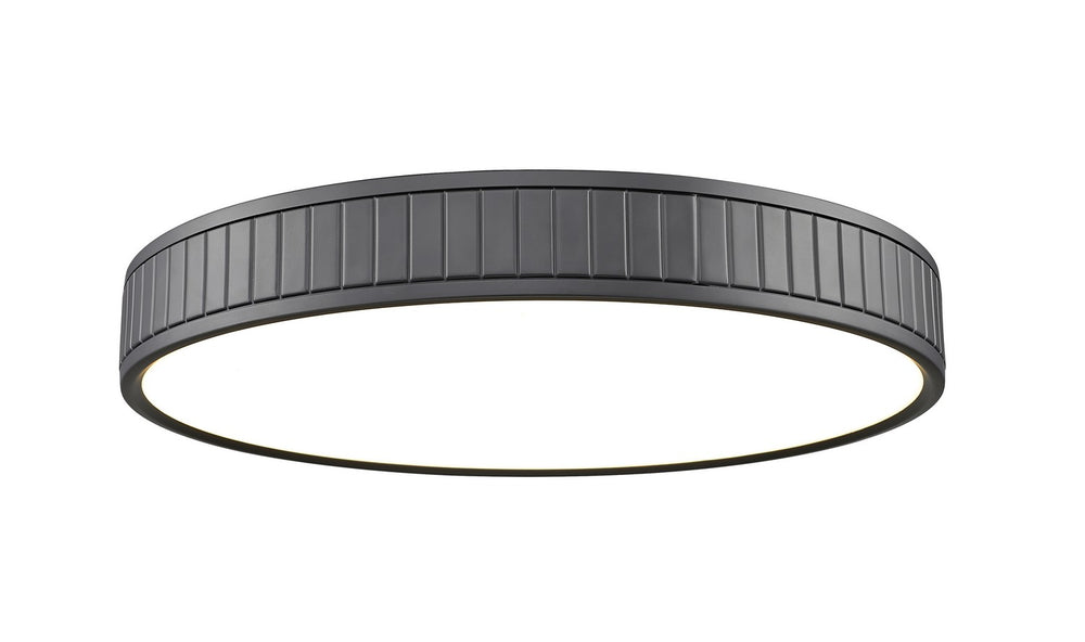 Z-Lite Canada - LED Flush Mount - Madison - Matte Black- Union Lighting Luminaires Decor