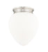 Z-Lite Canada - One Light Flush Mount - Gideon - Brushed Nickel- Union Lighting Luminaires Decor