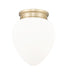 Z-Lite Canada - One Light Flush Mount - Gideon - Modern Gold- Union Lighting Luminaires Decor