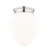 Z-Lite Canada - One Light Flush Mount - Gideon - Polished Nickel- Union Lighting Luminaires Decor