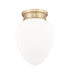Z-Lite Canada - One Light Flush Mount - Gideon - Modern Gold- Union Lighting Luminaires Decor