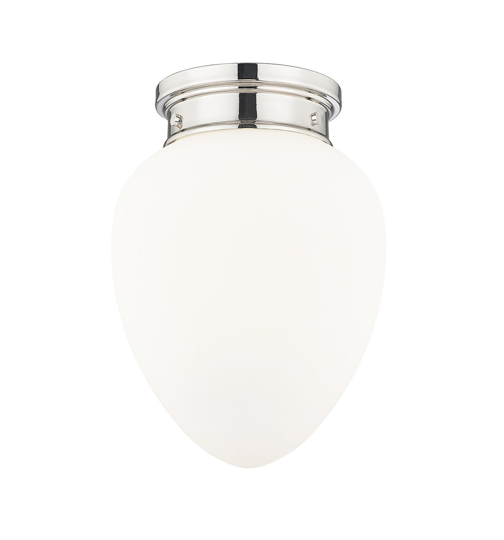 Z-Lite Canada - One Light Flush Mount - Gideon - Polished Nickel- Union Lighting Luminaires Decor