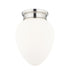 Z-Lite Canada - One Light Flush Mount - Gideon - Polished Nickel- Union Lighting Luminaires Decor