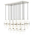 Z-Lite Canada - 17 Light Linear Chandelier - Cayden - Brushed Nickel- Union Lighting Luminaires Decor