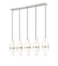 Z-Lite Canada - Five Light Linear Chandelier - Cayden - Brushed Nickel- Union Lighting Luminaires Decor