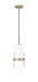 Z-Lite Canada - One Light Pendant - Cayden - Modern Gold- Union Lighting Luminaires Decor
