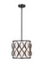 Z-Lite Canada - Three Light Pendant - Harden - Matte Black- Union Lighting Luminaires Decor