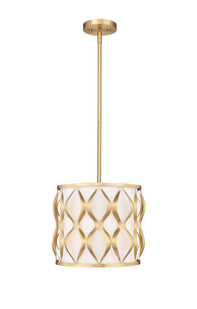 Z-Lite Canada - Three Light Pendant - Harden - Modern Gold- Union Lighting Luminaires Decor