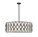 Z-Lite Canada - Ten Light Pendant - Harden - Matte Black- Union Lighting Luminaires Decor