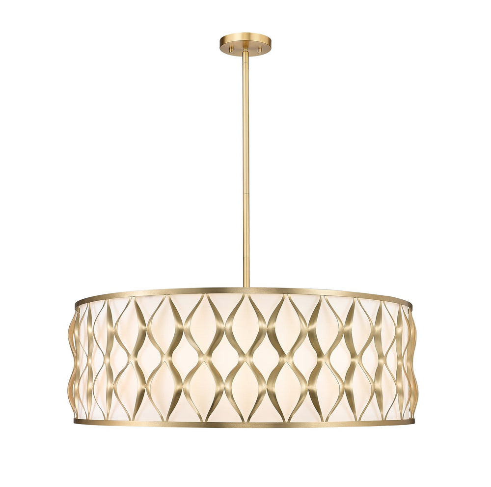 Z-Lite Canada - Ten Light Pendant - Harden - Modern Gold- Union Lighting Luminaires Decor