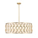 Z-Lite Canada - Ten Light Pendant - Harden - Modern Gold- Union Lighting Luminaires Decor