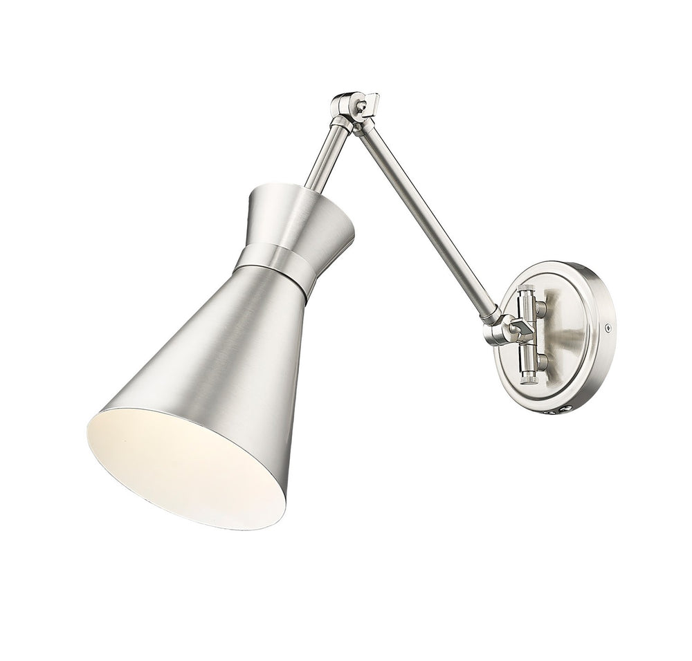 Z-Lite Canada - One Light Wall Sconce - Soriano - Brushed Nickel- Union Lighting Luminaires Decor