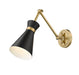Z-Lite Canada - One Light Wall Sconce - Soriano - Matte Black- Union Lighting Luminaires Decor