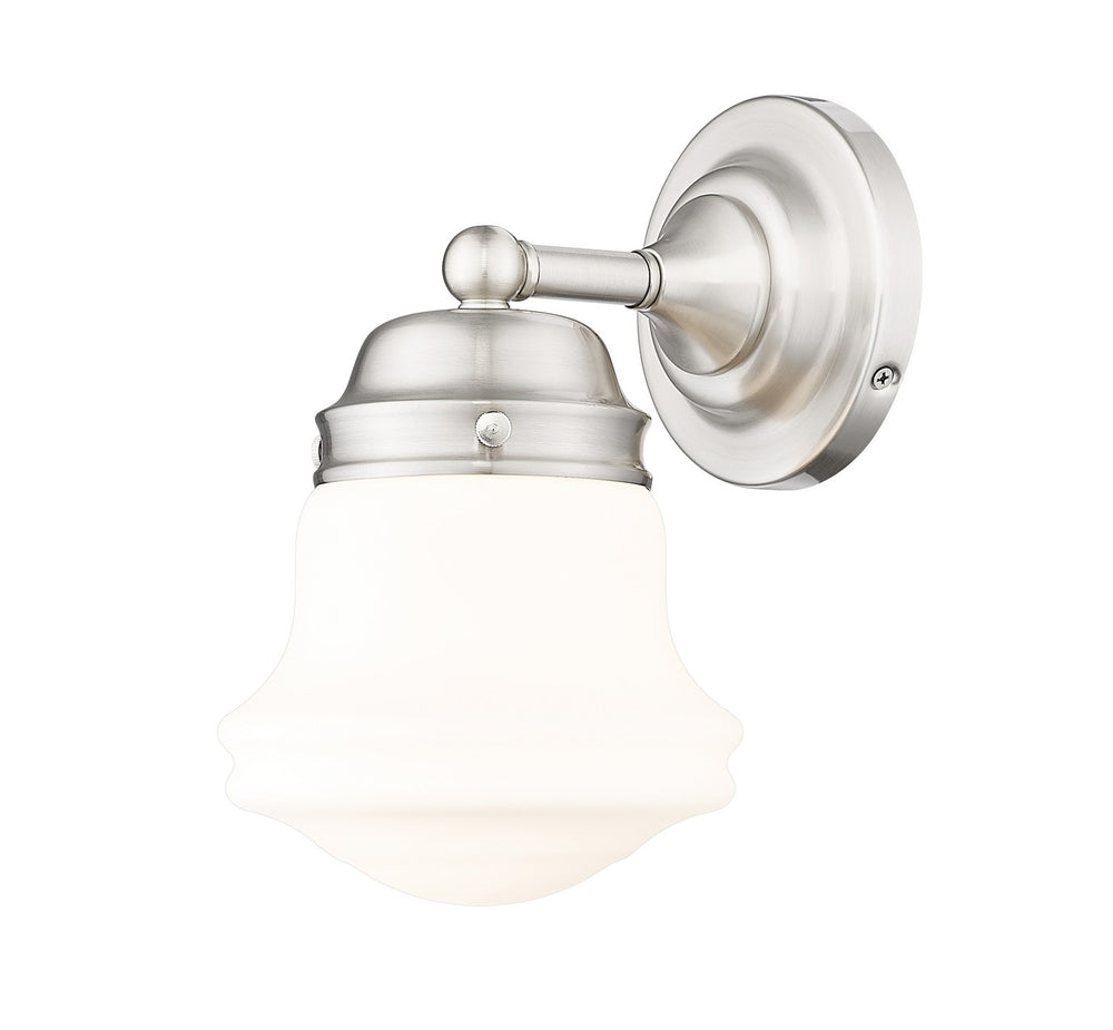 Z-Lite Canada - One Light Wall Sconce - Vaughn - Brushed Nickel- Union Lighting Luminaires Decor