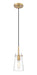 Z-Lite Canada - One Light Pendant - Kira - Modern Gold- Union Lighting Luminaires Decor