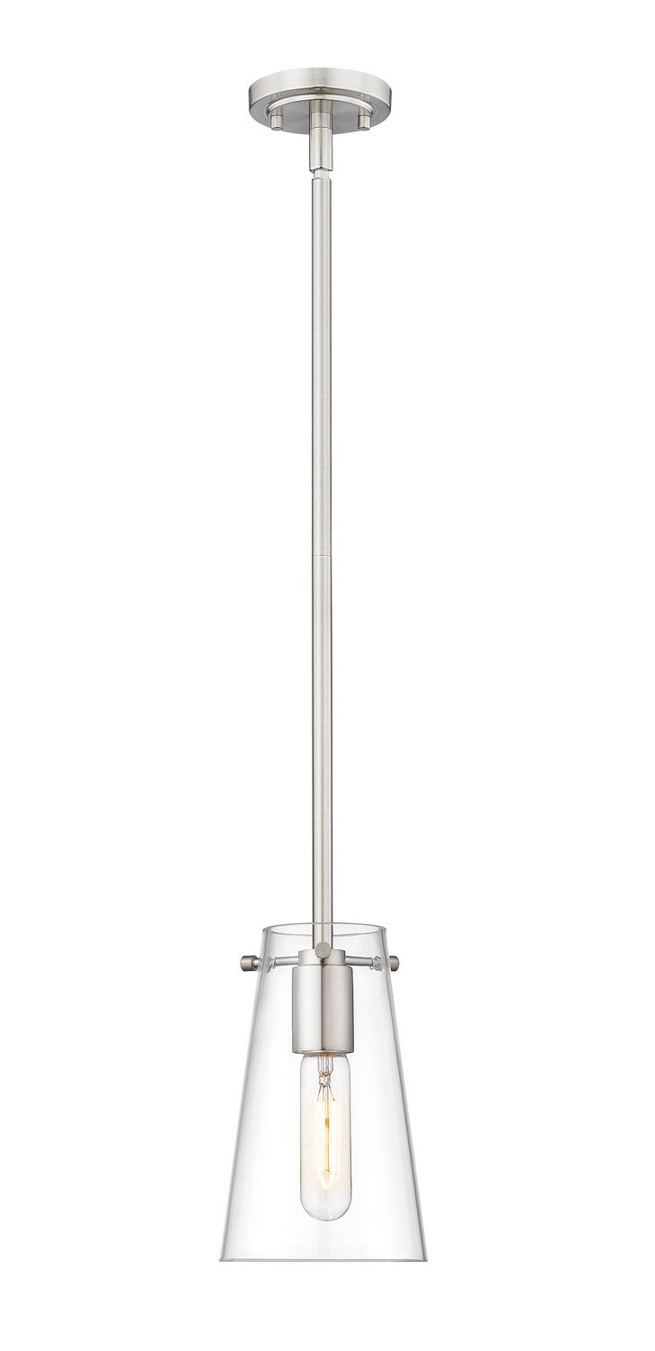 Z-Lite Canada - One Light Pendant - Kira - Brushed Nickel- Union Lighting Luminaires Decor