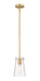 Z-Lite Canada - One Light Pendant - Kira - Modern Gold- Union Lighting Luminaires Decor