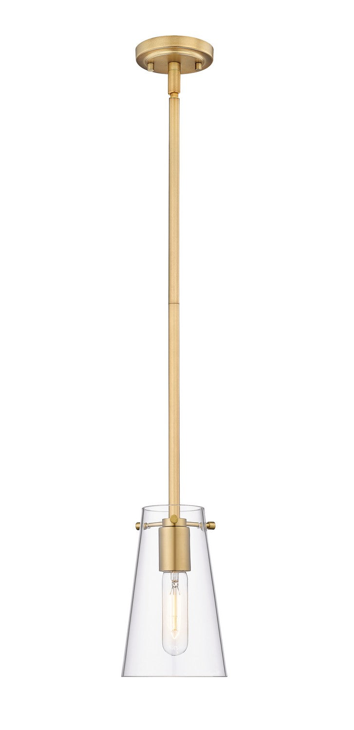 Z-Lite Canada - One Light Pendant - Kira - Modern Gold- Union Lighting Luminaires Decor