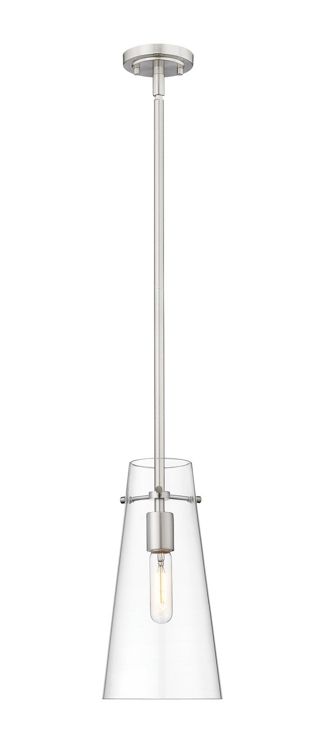 Z-Lite Canada - One Light Pendant - Kira - Brushed Nickel- Union Lighting Luminaires Decor