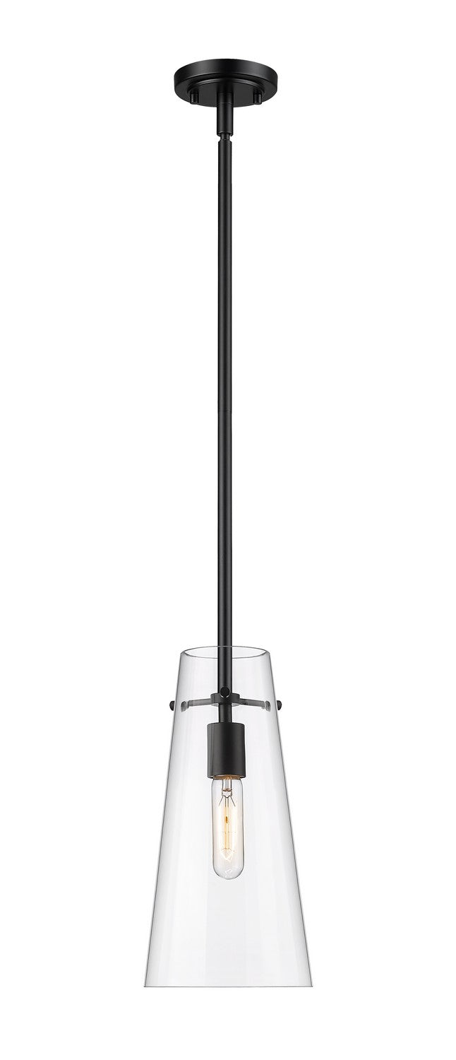 Z-Lite Canada - One Light Pendant - Kira - Matte Black- Union Lighting Luminaires Decor