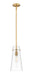 Z-Lite Canada - One Light Pendant - Kira - Modern Gold- Union Lighting Luminaires Decor