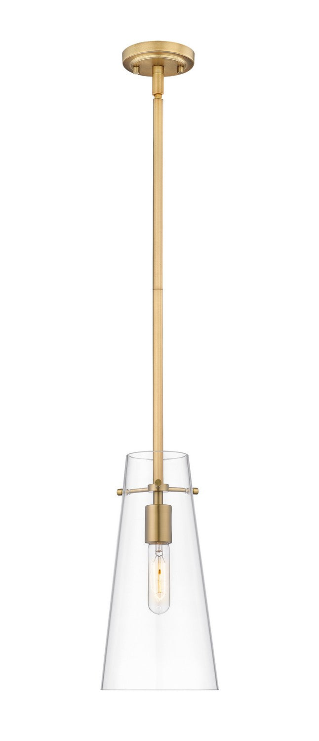 Z-Lite Canada - One Light Pendant - Kira - Modern Gold- Union Lighting Luminaires Decor