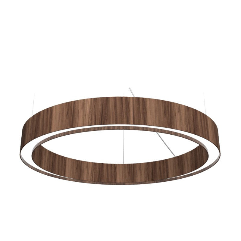 Accord Lighting - LED Pendant - Cylindrical - American Walnut- Union Lighting Luminaires Decor