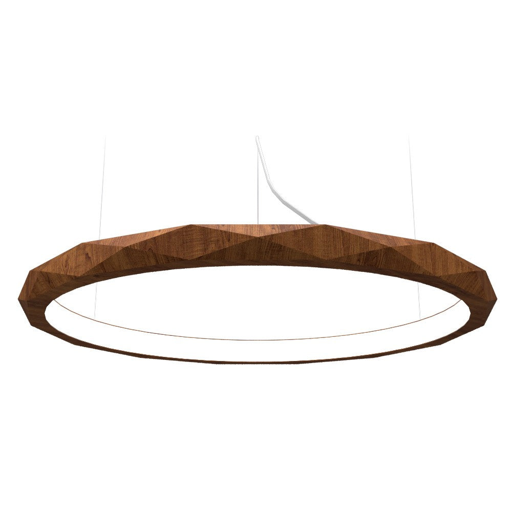 Accord Lighting - LED Pendant - Facet - Imbuia- Union Lighting Luminaires Decor