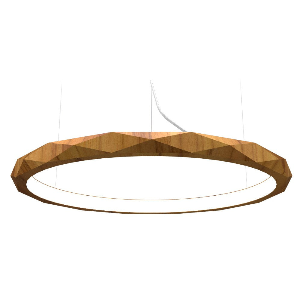 Accord Lighting - LED Pendant - Facet - Teak- Union Lighting Luminaires Decor