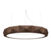 Accord Lighting - LED Pendant - Facet - American Walnut- Union Lighting Luminaires Decor