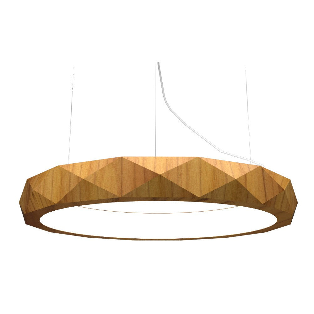 Accord Lighting - LED Pendant - Facet - Teak- Union Lighting Luminaires Decor