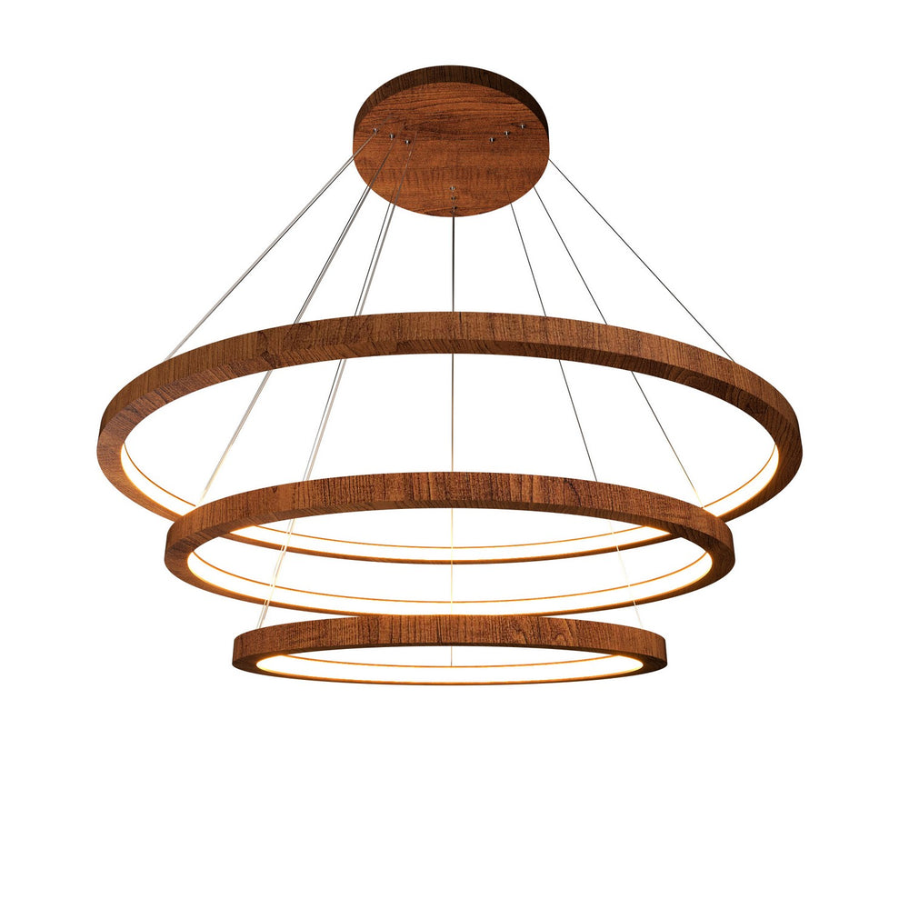Accord Lighting - LED Pendant - Frame - Imbuia- Union Lighting Luminaires Decor