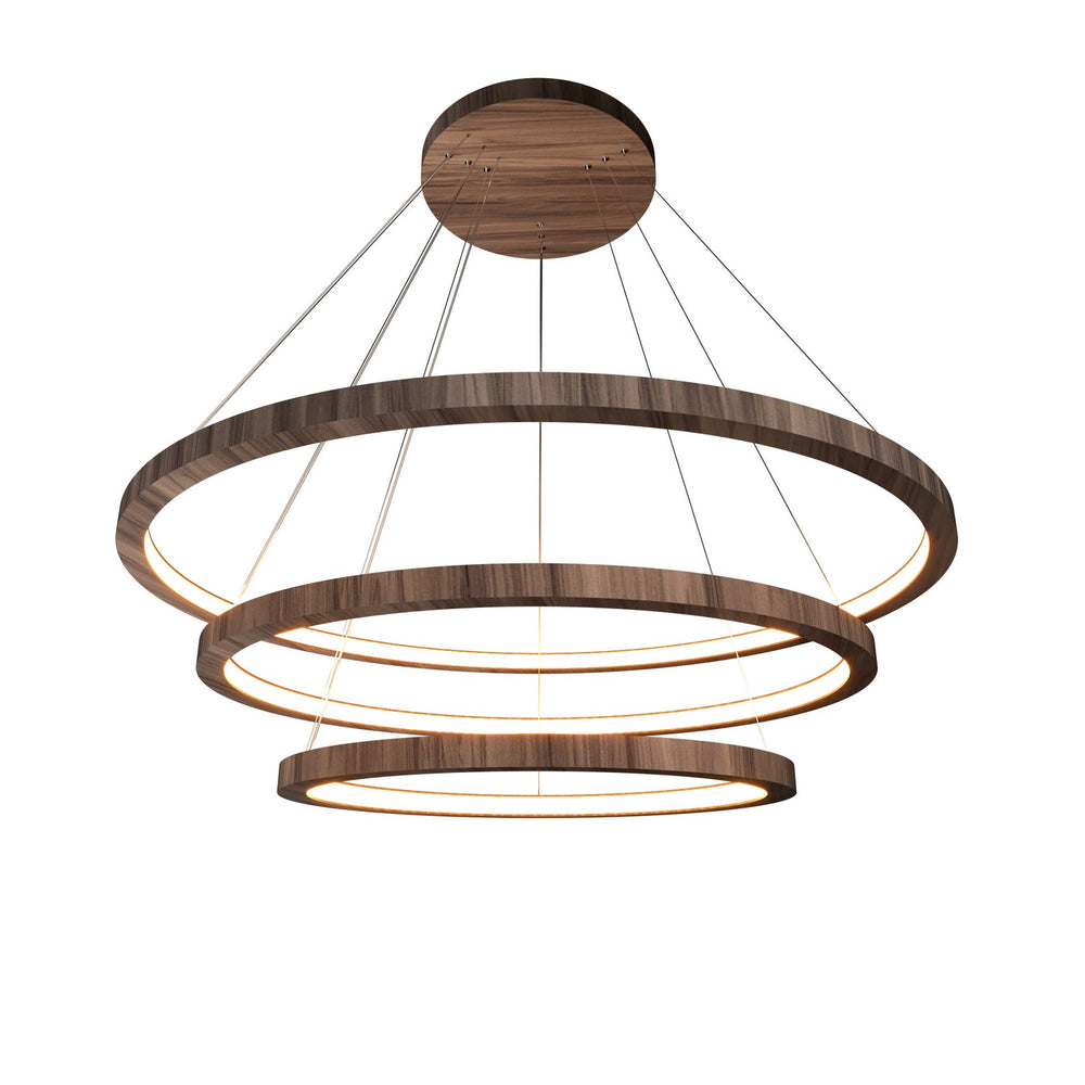 Accord Lighting - LED Pendant - Frame - American Walnut- Union Lighting Luminaires Decor