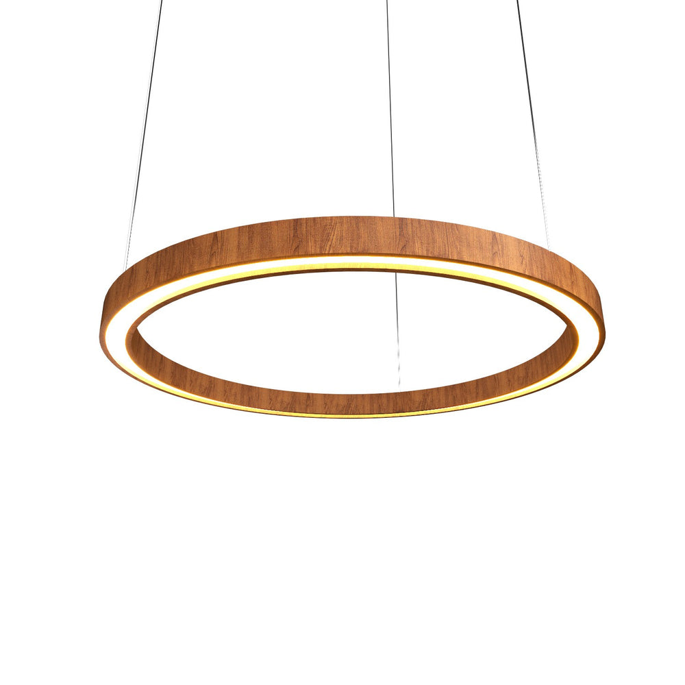 Accord Lighting - LED Pendant - Frame - Imbuia- Union Lighting Luminaires Decor