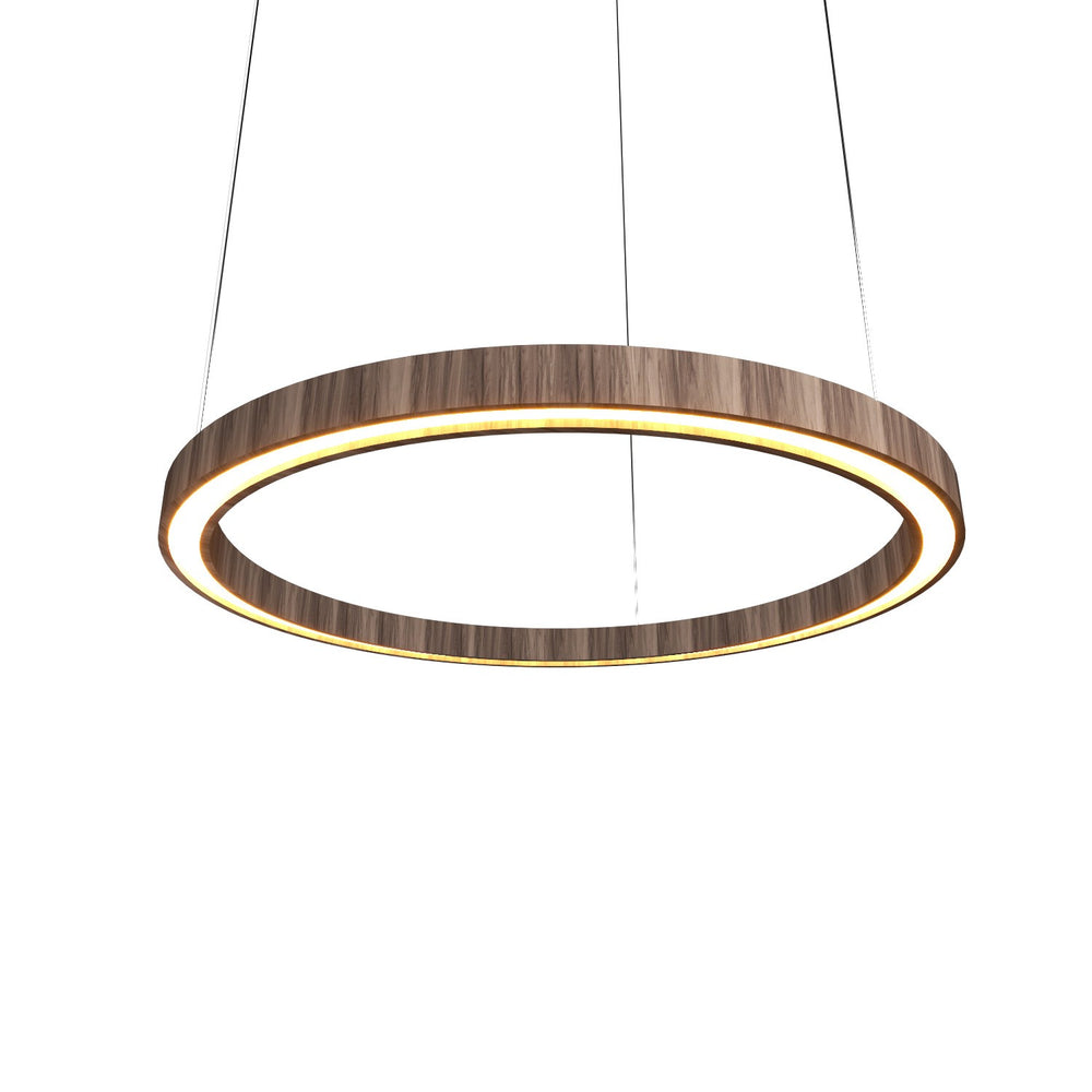 Accord Lighting - LED Pendant - Frame - American Walnut- Union Lighting Luminaires Decor