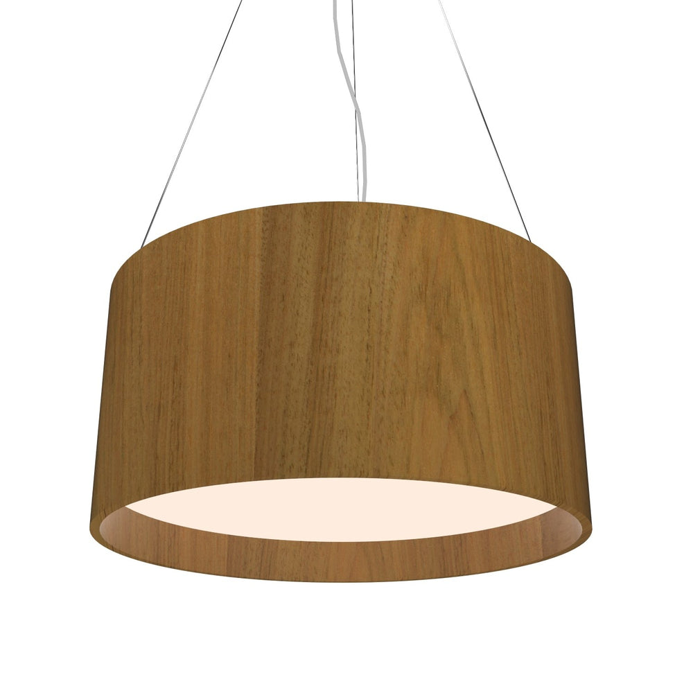 Accord Lighting - LED Pendant - Cylindrical - Louro Freijo- Union Lighting Luminaires Decor