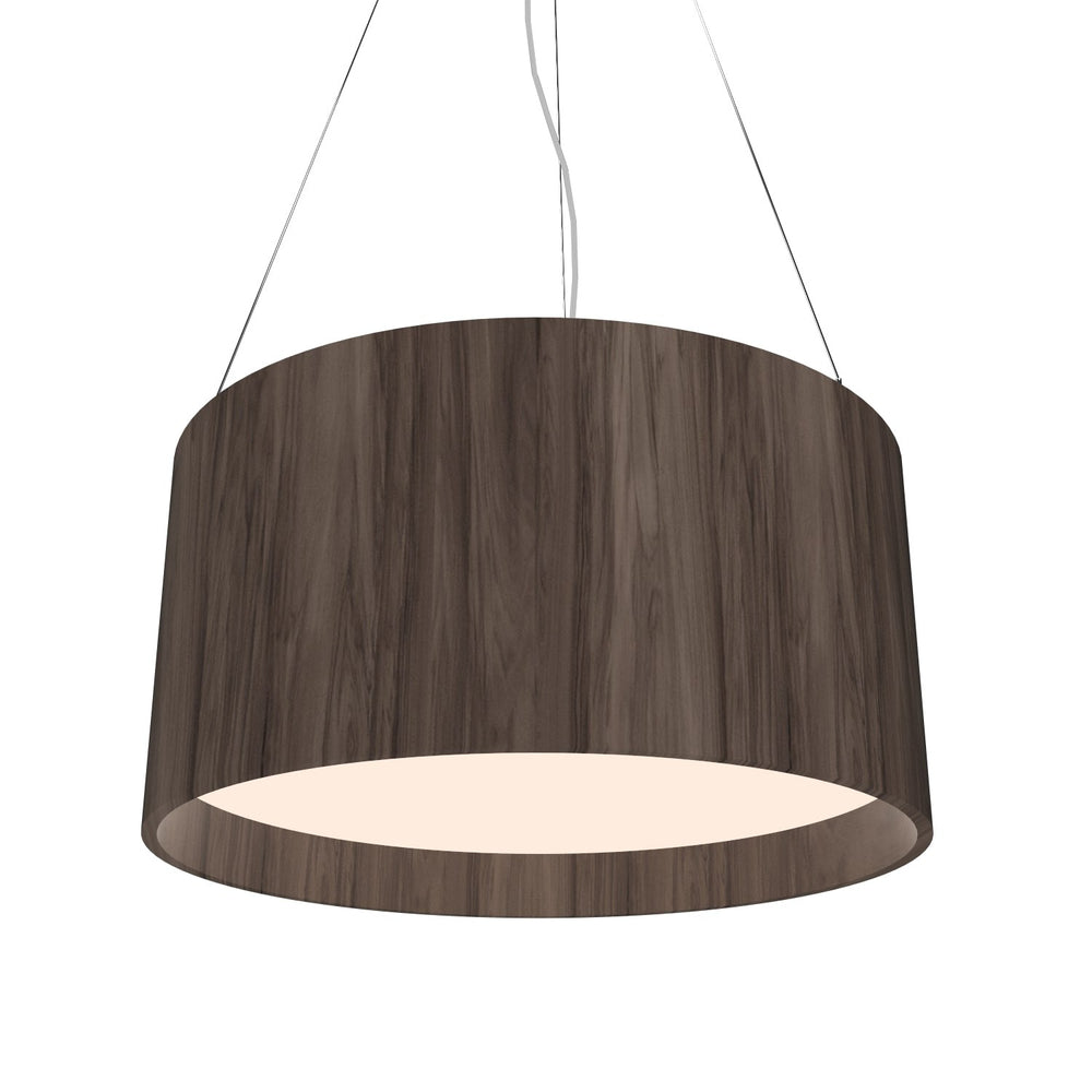 Accord Lighting - LED Pendant - Cylindrical - American Walnut- Union Lighting Luminaires Decor