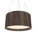 Accord Lighting - LED Pendant - Cylindrical - American Walnut- Union Lighting Luminaires Decor